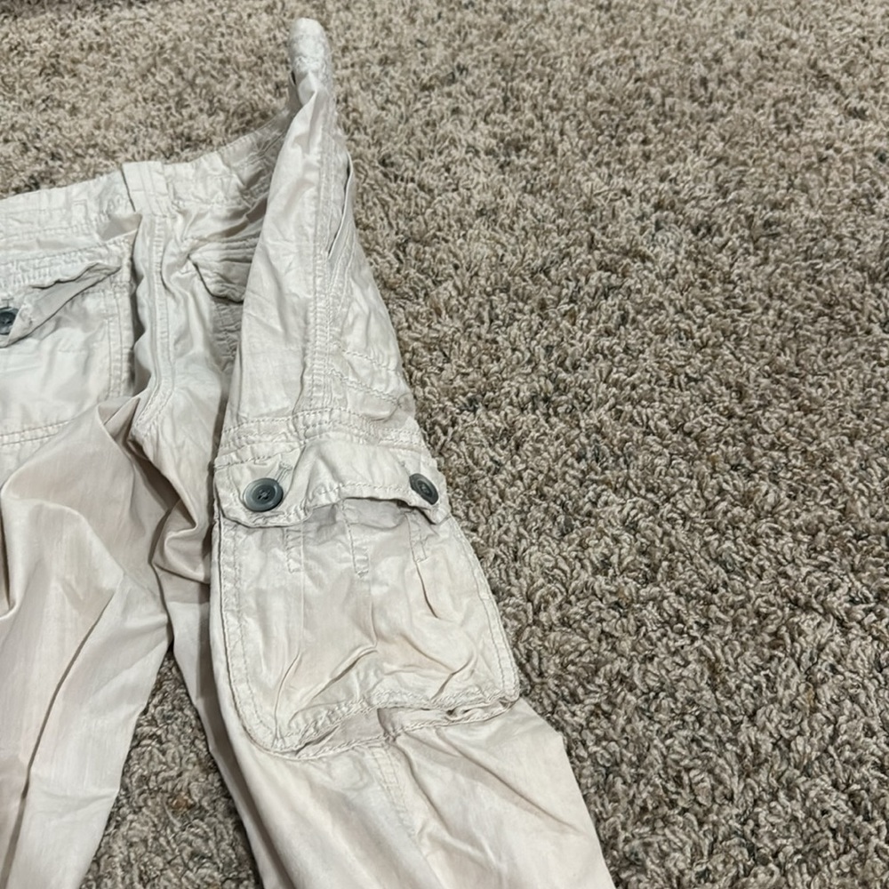 LOFT White Cargo Pants - Picture 7 of 8